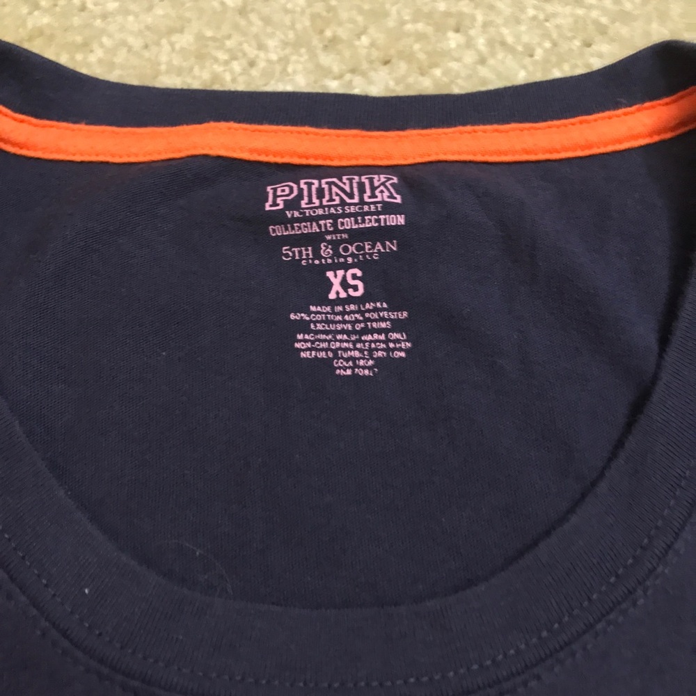 🍁2/$30 VS PINK University of Illinois Distressed Longline Tee - Picture 3 of 6